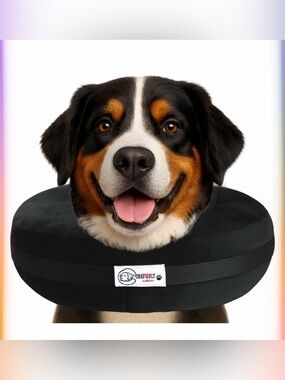 New In Packaging Comfurt Collar Black - Pet Recovery Collar XL